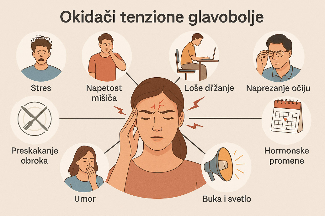 okidači tenzione glavobolje